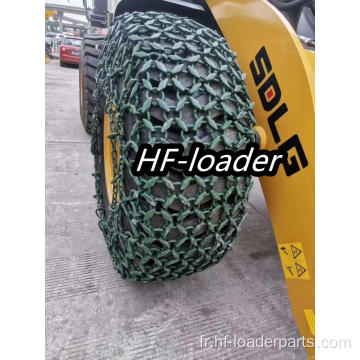 Chaîne de protection des pneus de chargeur de roues ZL50